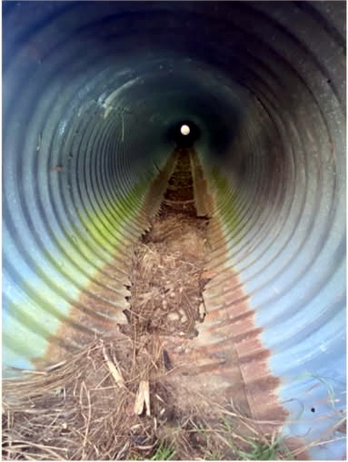 Horizontal pipe before ML-72 restoration